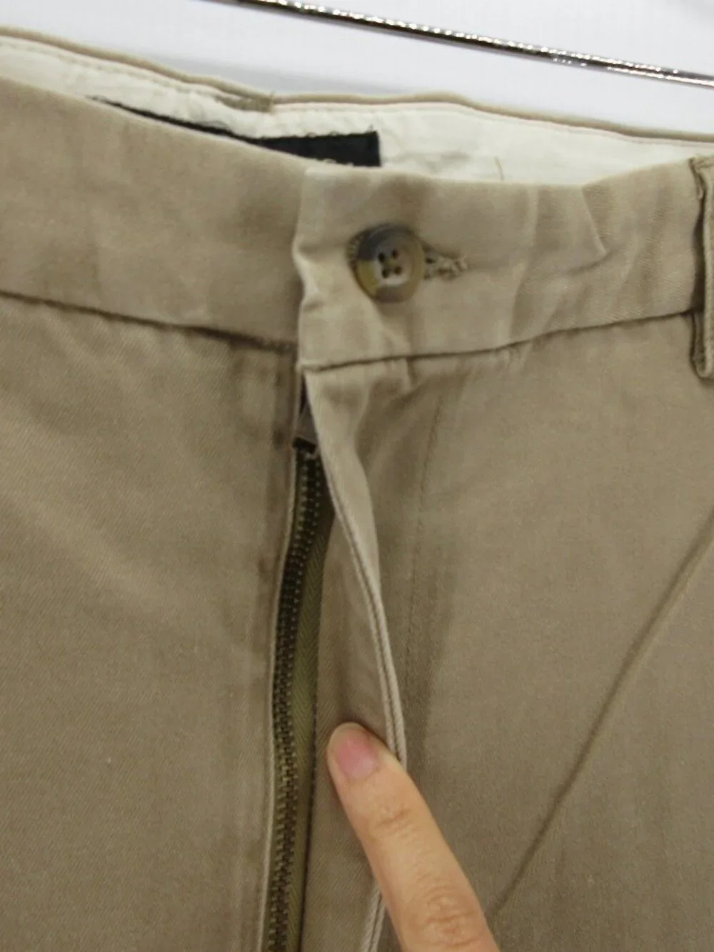 VINTAGE Banana Republic Pants 40 L Khaki Classic Rider Slim 40X34 NEW